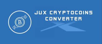 JUX Cryptocoins Converter